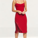 Dress The Population Rory Garnet Midi Dress product image