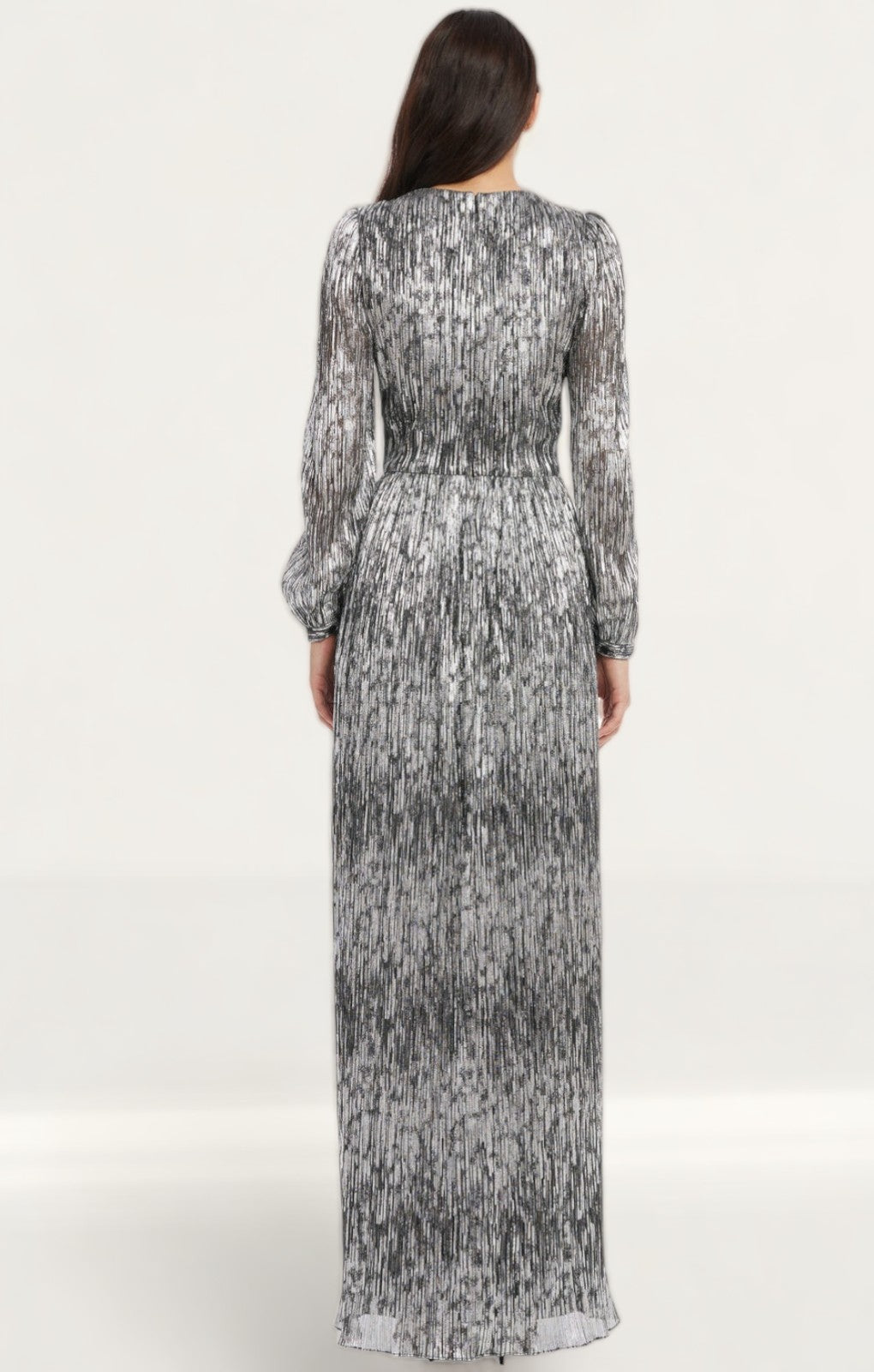 Dress The Population Silver Cia Dress