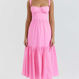 House of CB Elia French Pink Midi SunDress