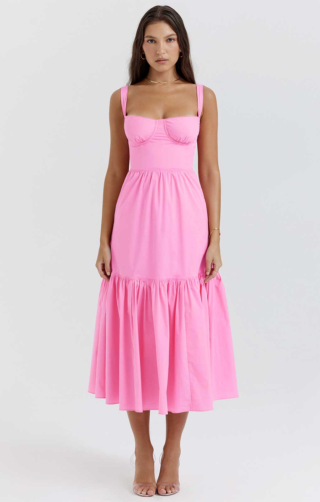 House of CB Elia French Pink Midi SunDress product image