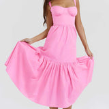House of CB Elia French Pink Midi SunDress