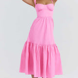 House of CB Elia French Pink Midi SunDress