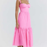 House of CB Elia French Pink Midi SunDress