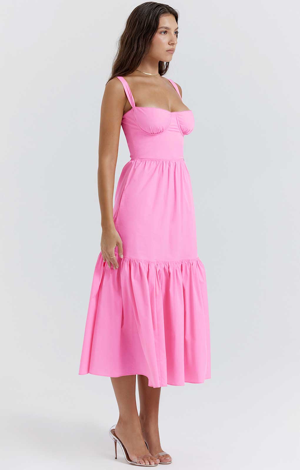 House of CB Elia French Pink Midi SunDress