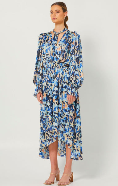 Rent Elliatt Multi Lucid Midi Dress | Hirestreet
