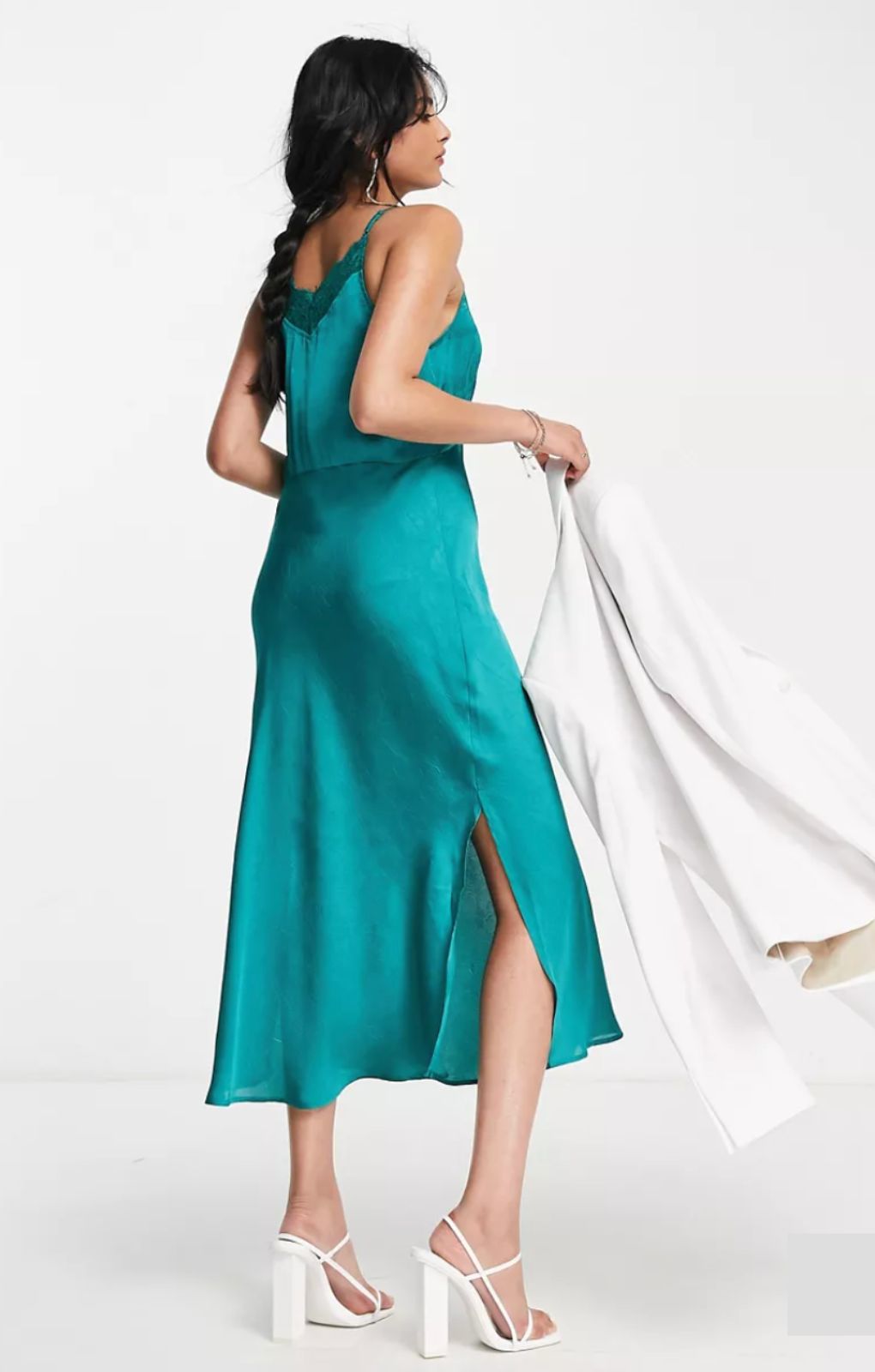 French Connection Dola Drape Slip Midi Dress product image