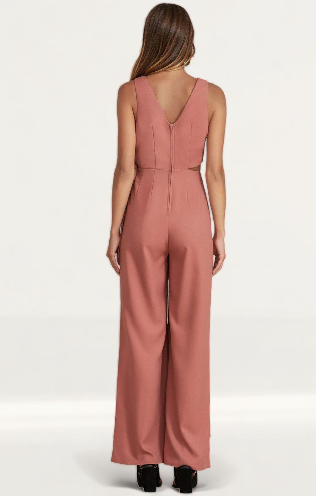 Finders Keepers Breezeblocks Papaya Jumpsuit