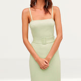 Finders Keepers Briggite Green Knit Dress