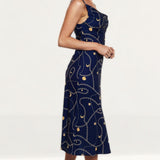 Finders Keepers Navy Chains Dress