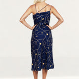 Finders Keepers Navy Chains Dress