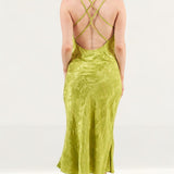 Finders Keepers Green Vacancies Midi Dress