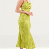 Finders Keepers Green Vacancies Midi Dress