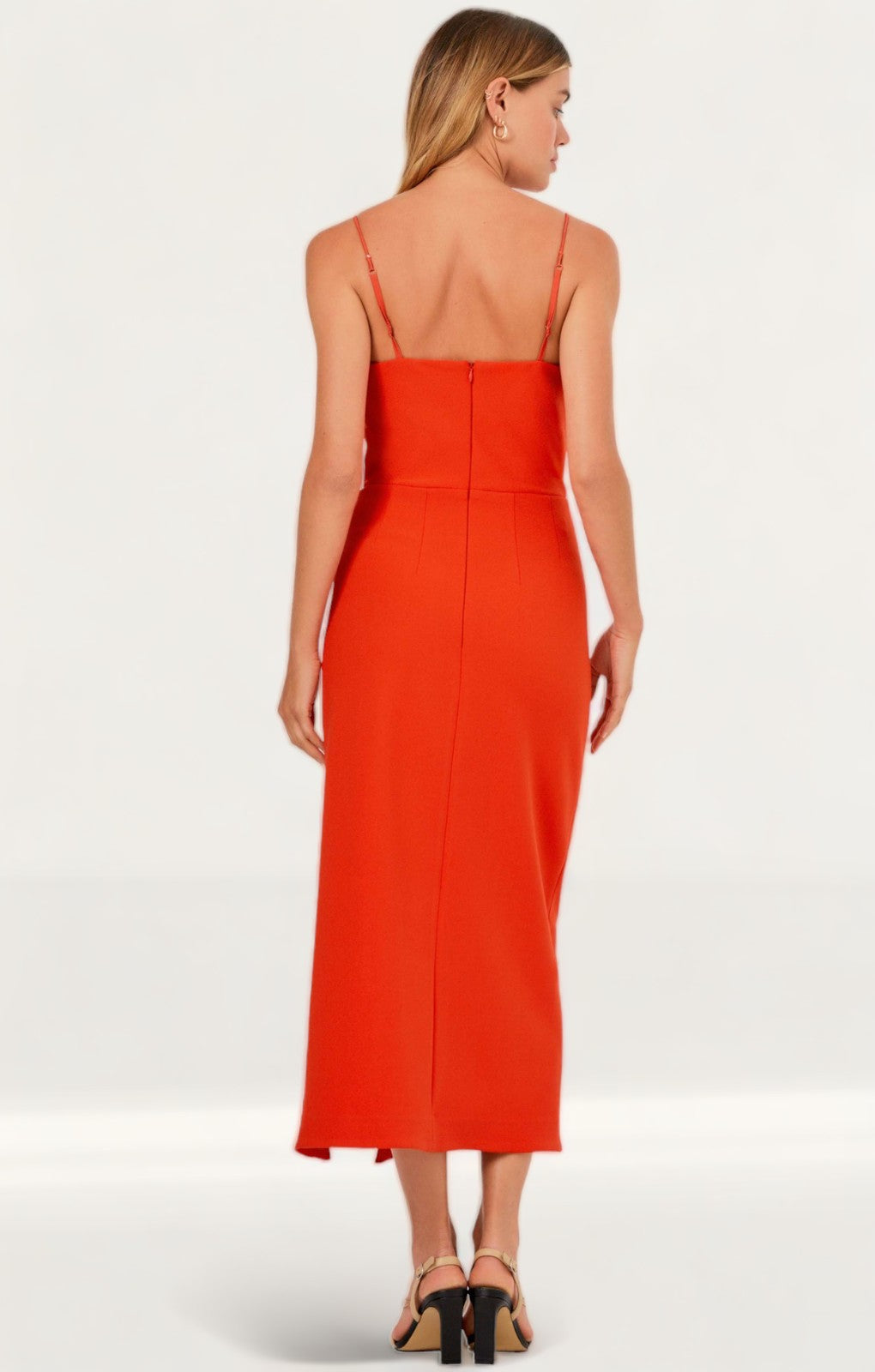 Finders Keepers Morange Serena Midi Dress