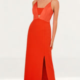 Finders Keepers Morange Serena Midi Dress