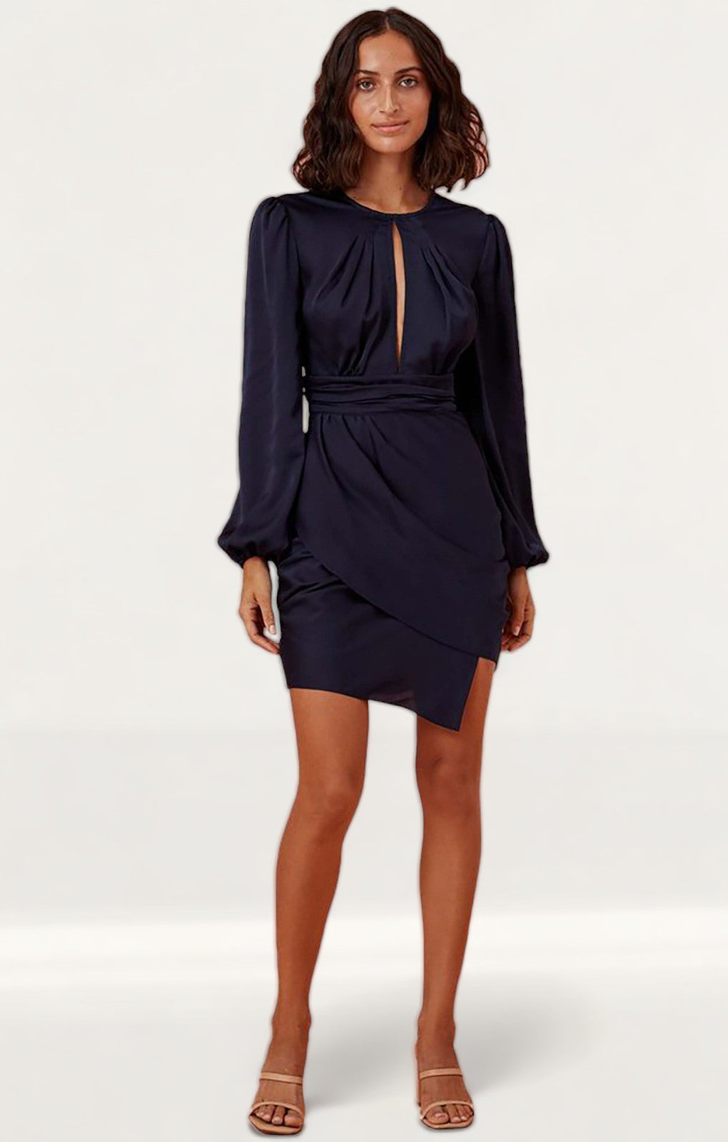 Finders Keepers Navy Gabriella Mini Dress product image
