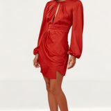 Finders Keepers Red Gabriella Mini Dress