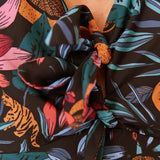 Finders Keepers Black Tropical Sally Dress