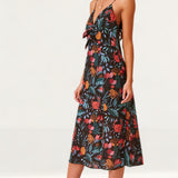 Finders Keepers Black Tropical Sally Dress