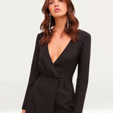 Finders Keepers Victoria Black Mini Dress