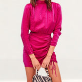 Finders Keepers Yasmine Fuchsia Dress
