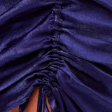 Finders Keepers Yasmine Navy Dress