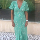 Flynn Skye Mint Tulip Emerson Maxi