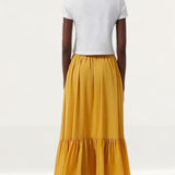 French Connection Anitta Cora Ruffle Hem Midi Skirt product image