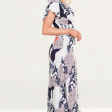 French Connection Asha Drape Maxi Dress
