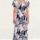 French Connection Asha Drape Maxi Dress