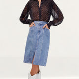 French Connection Augustine Recycled Crinkle Smock Top