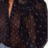 French Connection Augustine Recycled Crinkle Smock Top