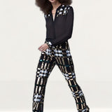 French Connection Black Bala Sequin Shirt