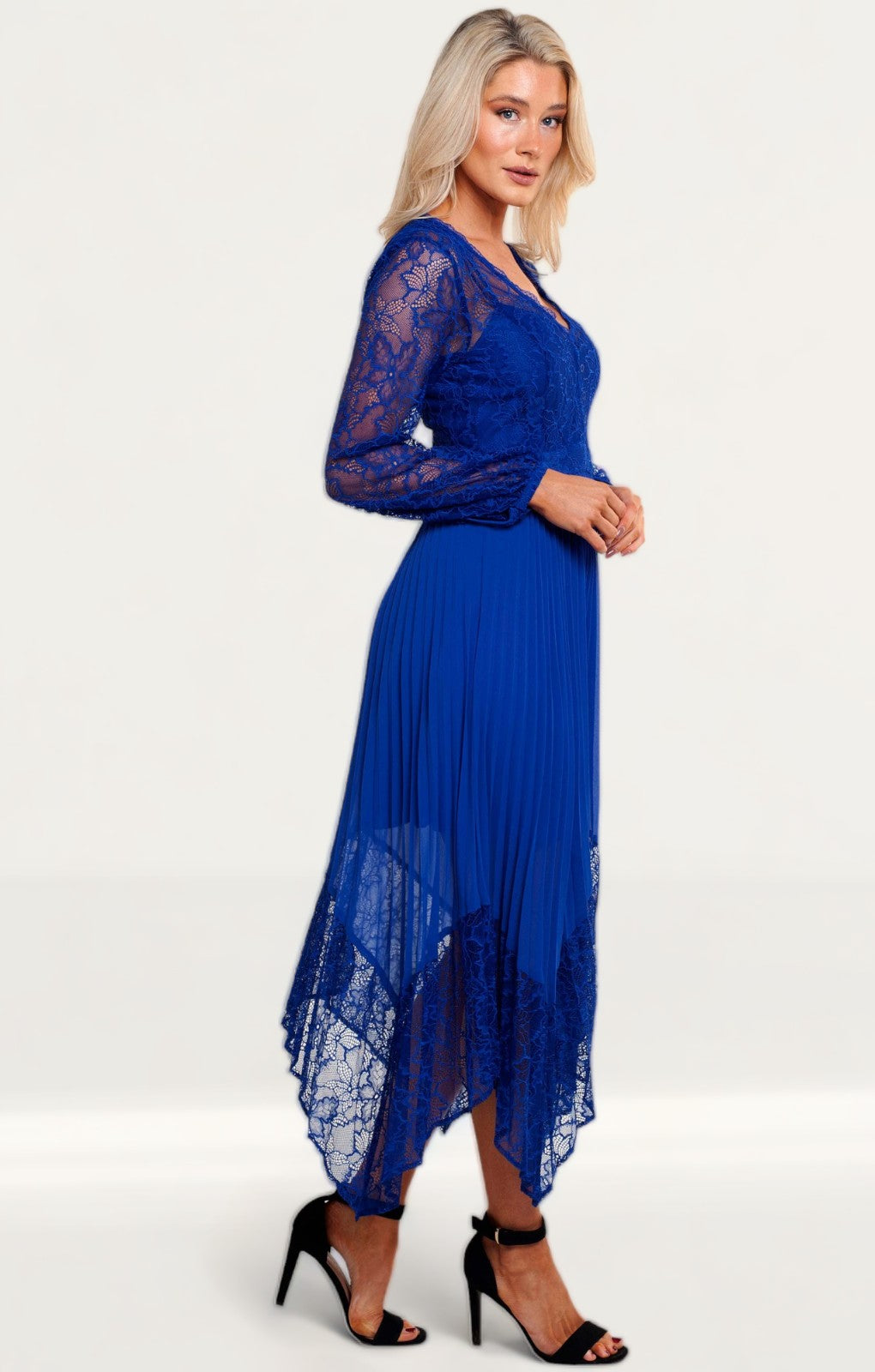 French Connection Clement Blue Bikita Lace Dress