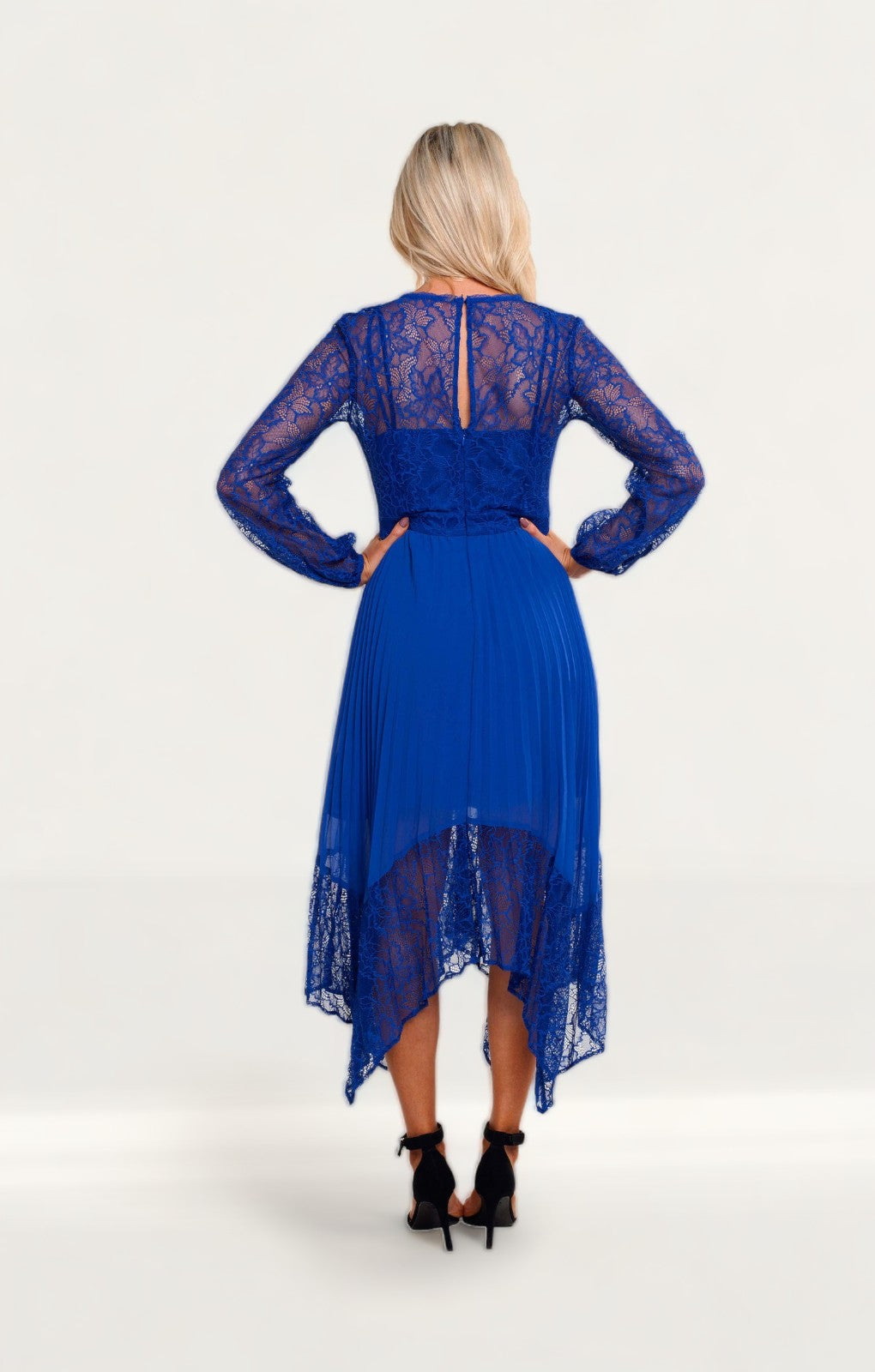 French Connection Clement Blue Bikita Lace Dress