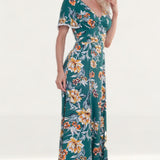 French Connection Evergreen Claribel Floral Maxi