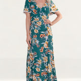 French Connection Evergreen Claribel Floral Maxi