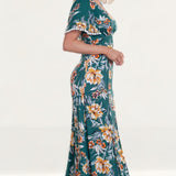 French Connection Evergreen Claribel Floral Maxi