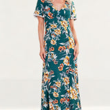 French Connection Evergreen Claribel Floral Maxi
