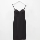 French Connection Freya Glass Stretch Bodycon Bustier Dress
