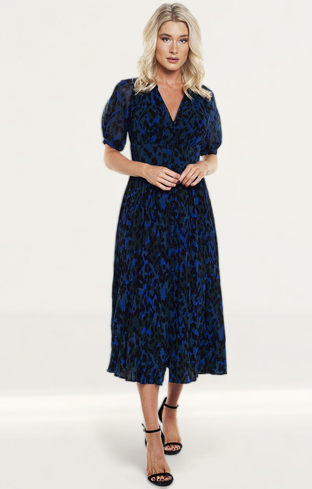 French Connection Inari Mix Printed Midi Dress