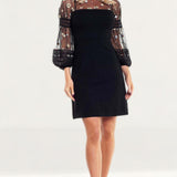 French Connection Paulette Embroidered Dress