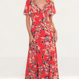 French Connection Poppy Claribel Floral Maxi