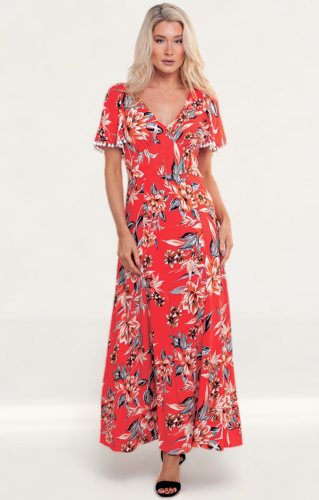 French Connection Poppy Claribel Floral Maxi
