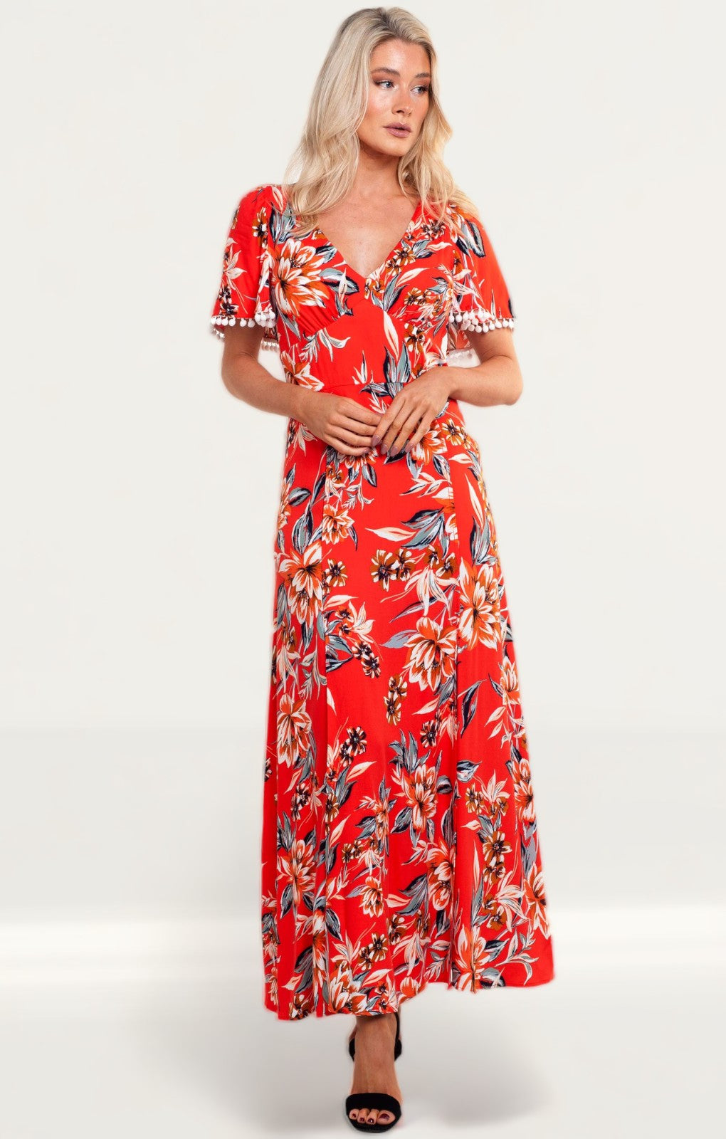 French Connection Poppy Claribel Floral Maxi
