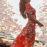 French Connection Poppy Claribel Floral Maxi