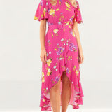 French Connection Very Berry Emina Drape Dress product image