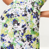 French Connection Vibrant Green Balbala Strappy Mini Dress