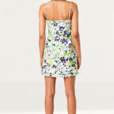 French Connection Vibrant Green Balbala Strappy Mini Dress