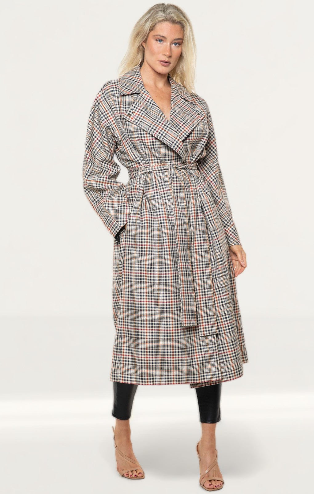 French Connection Zita Check Coat