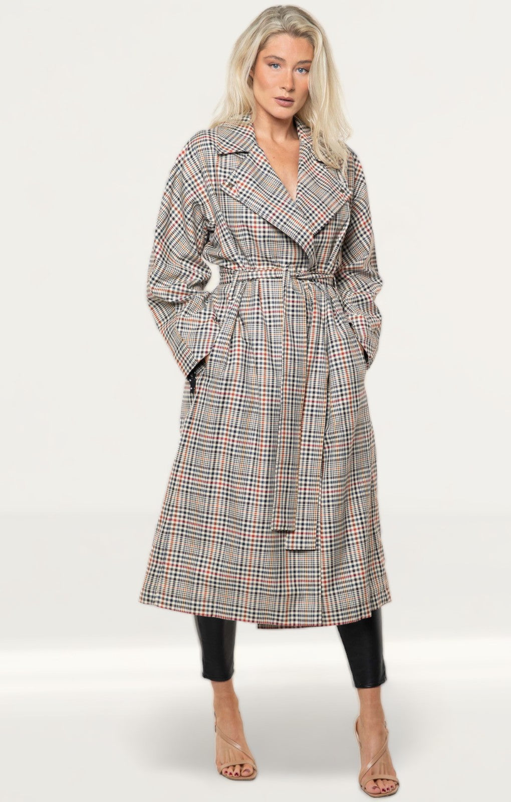 French Connection Zita Check Coat